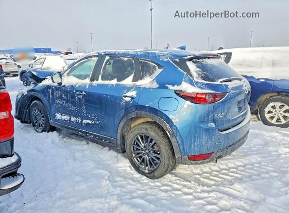 JM3KFBCM3M0415375 2021 MAZDA CX-5 Blue Հետևի ձախ