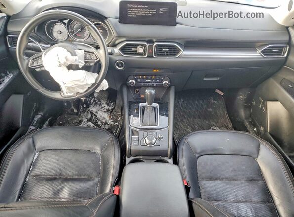 JM3KFBCM3M0415375 2021 MAZDA CX-5 Blue Առջևի վահանակի տեսք