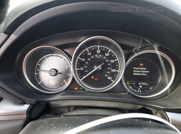 JM3KFBCM3M0415375 2021 MAZDA CX-5 Blue Սարքավորումների վահանակի տեսք