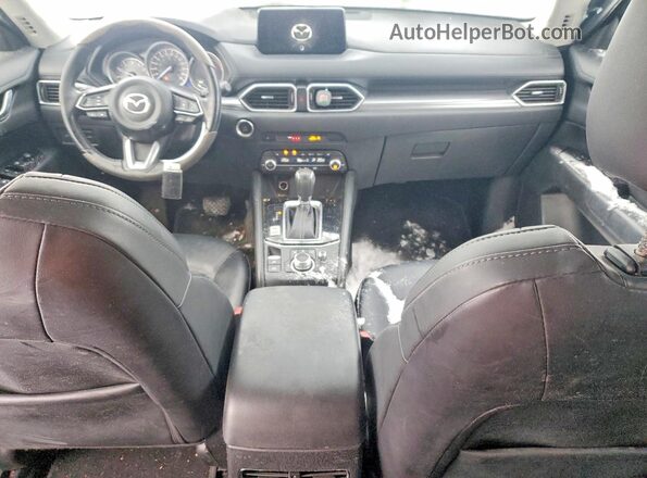 JM3KFBCM3M1109139 2021 MAZDA CX-5 Blue Widok deski rozdzielczej