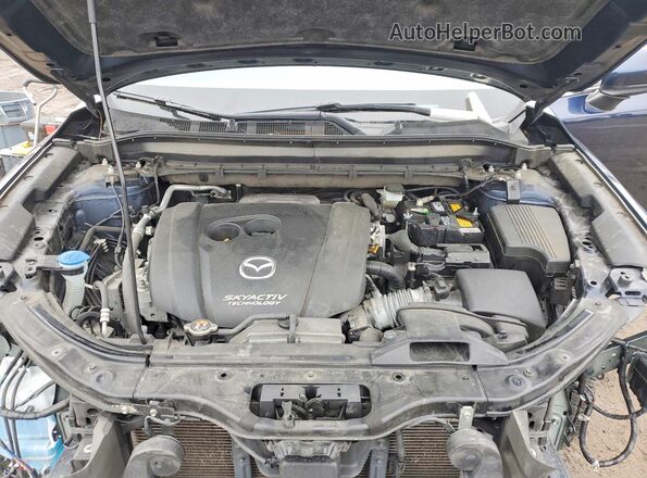 JM3KFBCM5K0596816 2019 MAZDA CX-5 Blue ძრავის განყოფილების ხედი