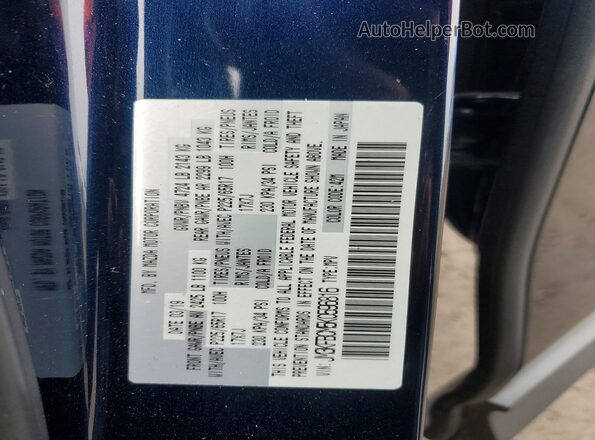 JM3KFBCM5K0596816 2019 MAZDA CX-5 Blue VIN კოდის სტიკერის ხედი
