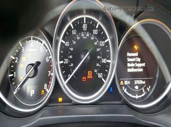 JM3KFBCM9M1368654 2021 MAZDA CX-5 White Սարքավորումների վահանակի տեսք