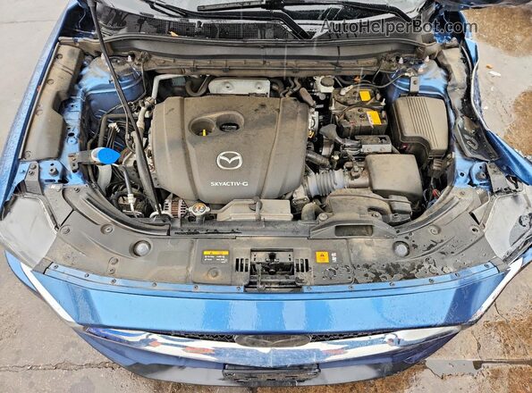 JM3KFBCMXM0405197 2021 MAZDA CX-5 Blue Вид підкапотного простору