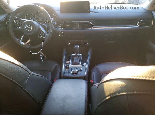 JM3KFBCY5M0415266 2021 MAZDA CX-5 Blue Առջևի վահանակի տեսք