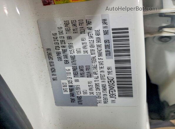 JM3KFBDM4M0435407 2021 MAZDA CX-5 White Widok naklejki z numerem VIN