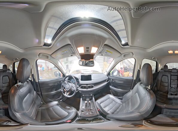 JM3KFBDM4M0435407 2021 MAZDA CX-5 White Widok wnętrza 360 stopni