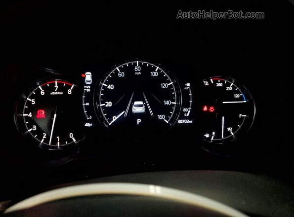 JM3KFBDM4M1405446 2021 MAZDA CX-5 Blue Widok zestawu wskaźników