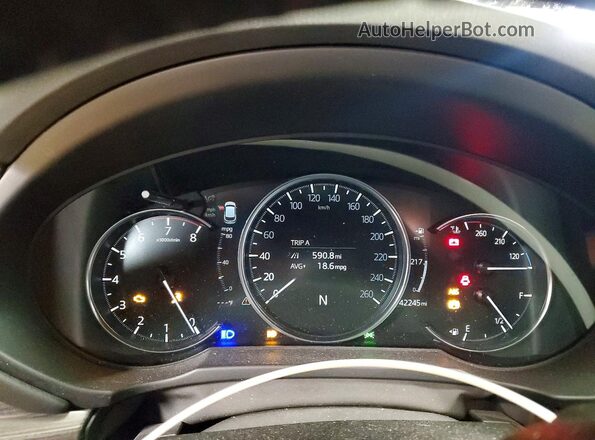 JM3KFBDM7M1301324 2021 MAZDA CX-5 White Widok zestawu wskaźników