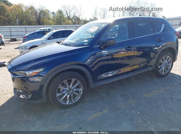 JM3KFBDM8M0308143 2021 MAZDA CX-5 Dark Blue წინა მარცხენა ხედი სამი მეოთხედიდან
