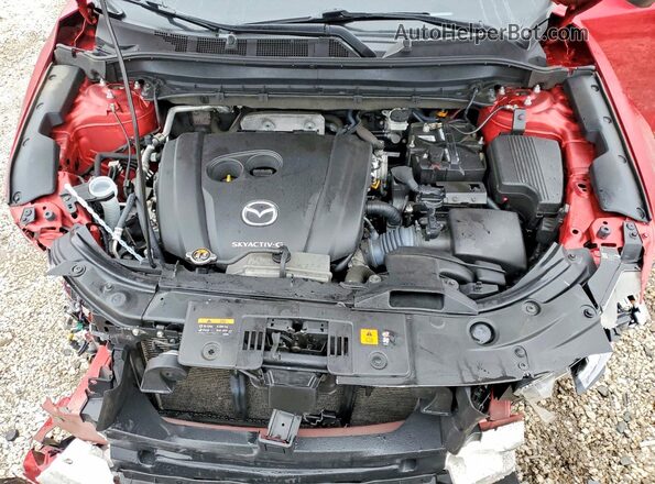 JM3KFBDM9M0301430 2021 MAZDA CX-5 Red Engine compartment view