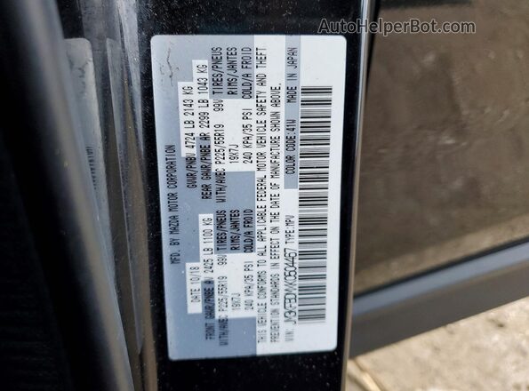JM3KFBDMXK0504467 2019 MAZDA CX-5 Black 