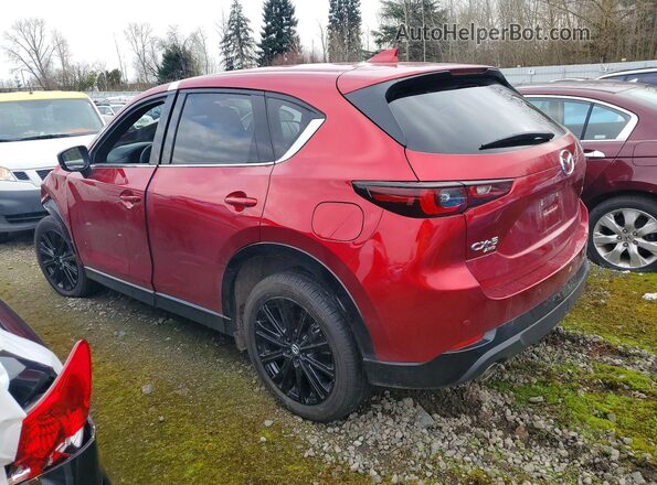 JM3KFBDY9S0632007 2025 MAZDA CX-5 Maroon Trasero izquierdo