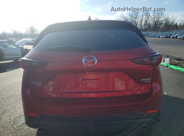 JM3KFBDY9S0632007 2025 MAZDA CX-5 Maroon Vista trasera
