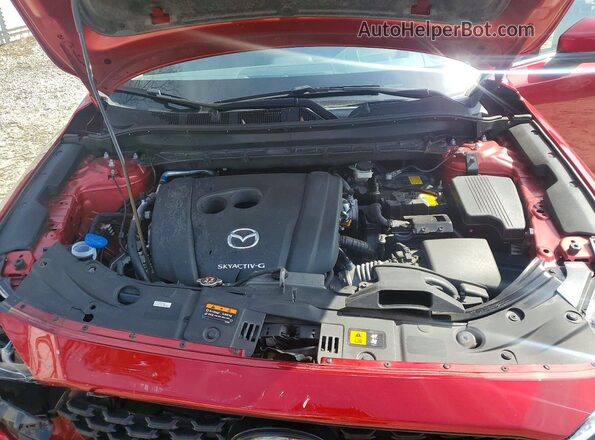 JM3KFBEM1N0530393 2022 MAZDA CX-5 Red Vista del compartimento del motor