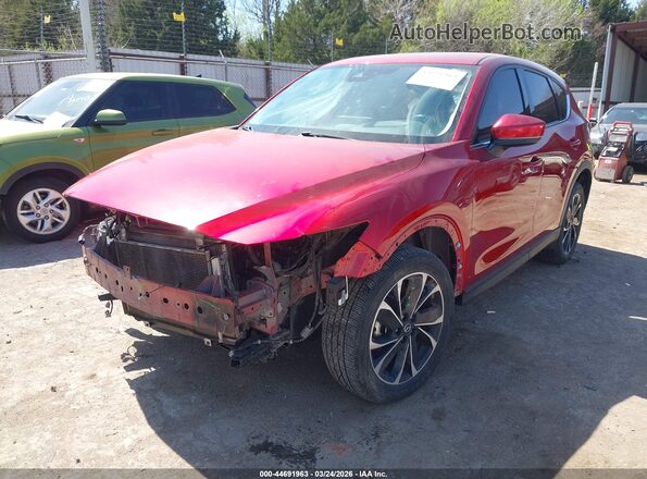 JM3KFBEM4N0611064 2022 MAZDA CX-5 Red წინა მარცხენა ხედი სამი მეოთხედიდან