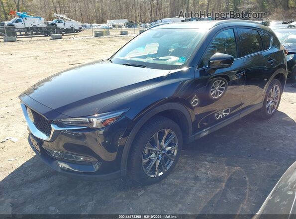 JM3KFBEY5M0331008 2021 MAZDA CX-5 Black წინა მარცხენა ხედი სამი მეოთხედიდან