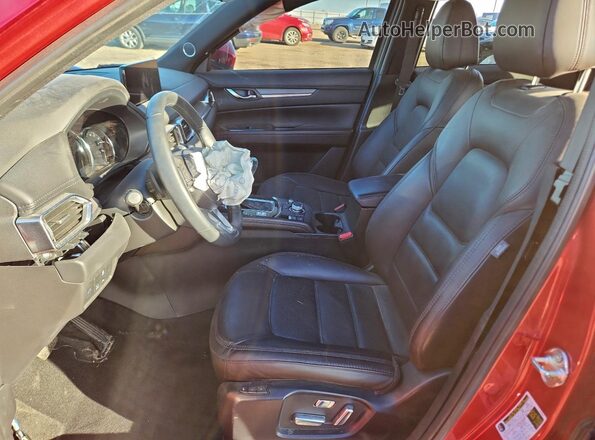 JM3KFBXY0N0645034 2022 MAZDA CX-5 Red Widok wnętrza z przodu