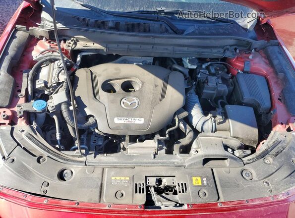 JM3KFBXY9N0623534 2022 MAZDA CX-5 Red Vista del compartimento del motor