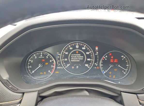 JM3KKBHD5S1194874 2025 MAZDA CX-90 Blue Вид щитка приладів
