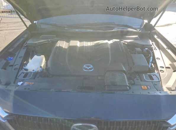JM3KKBHD6S1215859 2025 MAZDA CX-90 Black Vista del compartimento del motor