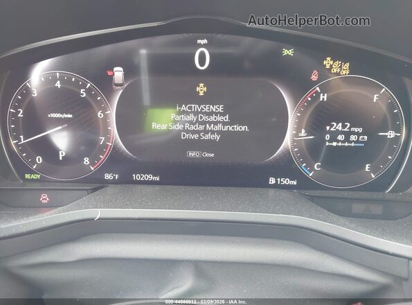 JM3KKCHD2T1356208 2026 MAZDA CX-90 Blue Вид задніх сидінь