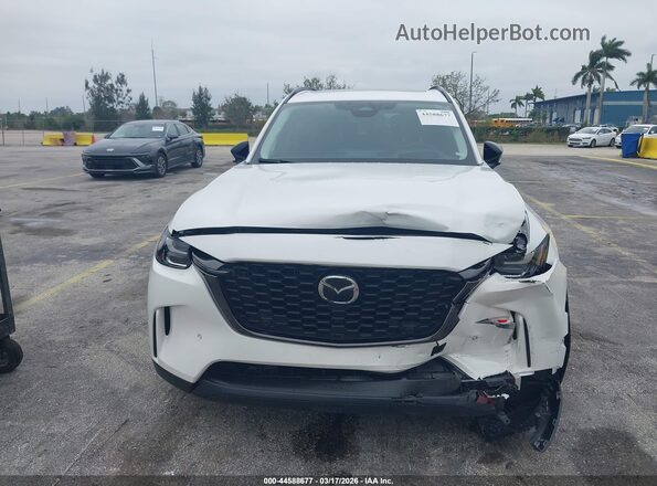 JM3KKCHDXT1353282 2026 MAZDA CX-90 White Вид спереду