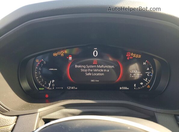 JM3KKCHDXT1356036 2026 MAZDA CX-90 Gray Вид щитка приладів
