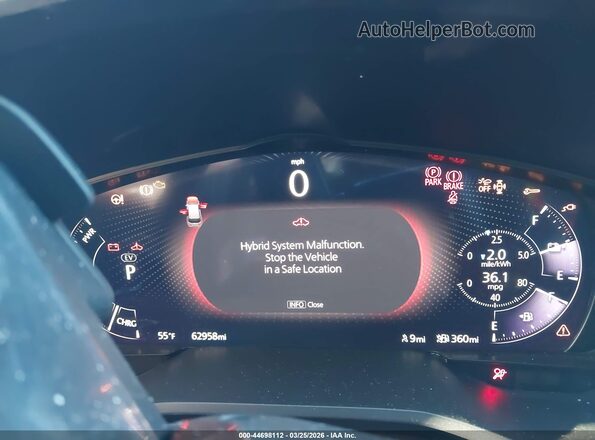 JM3KKDHA3R1136984 2024 MAZDA CX-90 PHEV Silver Widok tylnych siedzeń