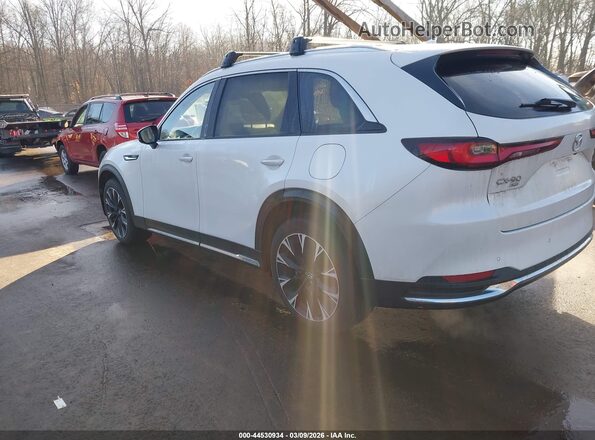 JM3KKDHAXR1111094 2024 MAZDA CX-90 PHEV White უკანა მარცხენა
