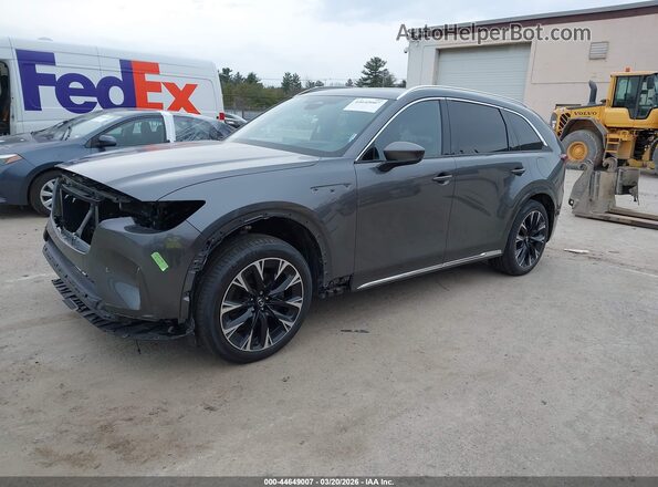 JM3KKDHC2R1172442 2024 MAZDA CX-90 Turquoise Передня ліва чверть