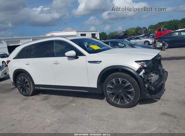 JM3KKEHA6S1201239 2025 MAZDA CX-90 PHEV Белый Вид щитка приборов