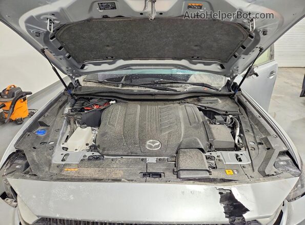JM3KKEHD7S1231456 2025 MAZDA CX-90 Silver Շարժիչի բաժամունքի տեսք
