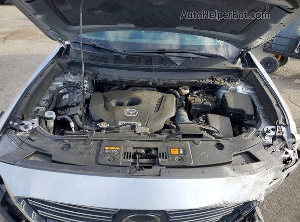 JM3TCADY4M0511718 2021 MAZDA CX-9 Silver ძრავის განყოფილების ხედი