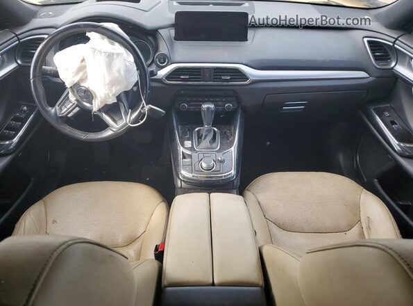 JM3TCADY9M0528613 2021 MAZDA CX-9 Blue წინა პანელის ხედი