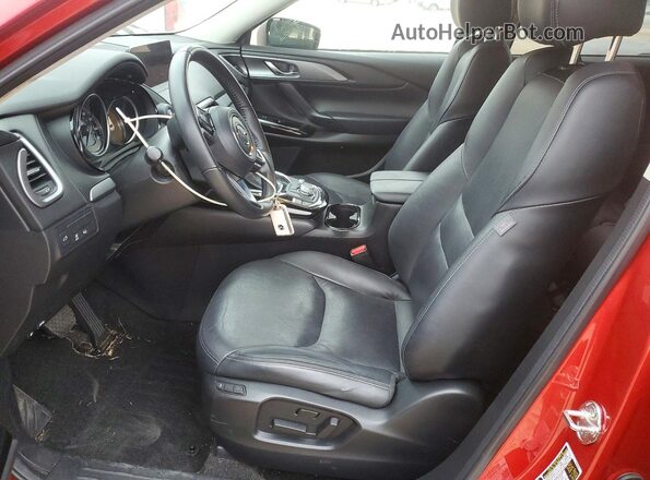 JM3TCBAY1P0656617 2023 MAZDA CX-9 Burgundy წინა სალონის ხედი