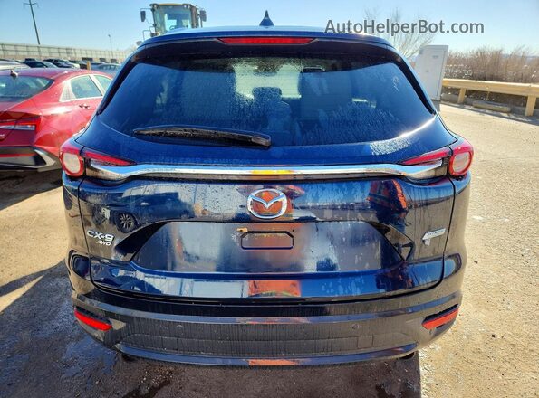 JM3TCBCY3J0204141 2018 MAZDA CX-9 Blue Rear view