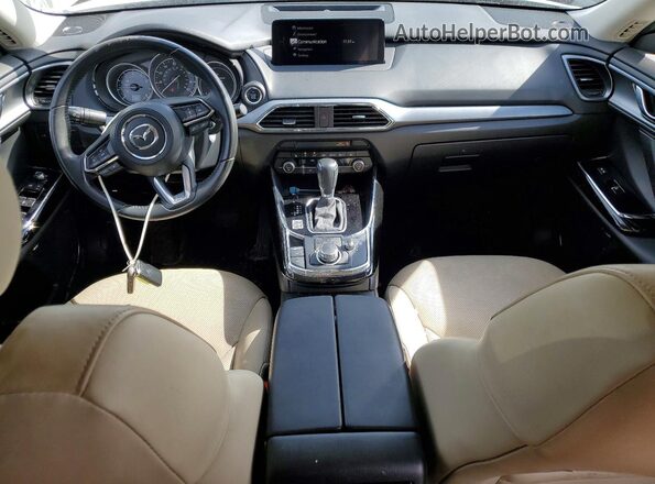 JM3TCBCY4M0516702 2021 MAZDA CX-9 White Dashboard view