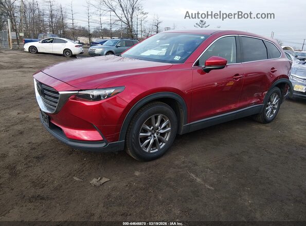 JM3TCBCY8K0327418 2019 MAZDA CX-9 Red წინა მარცხენა ხედი სამი მეოთხედიდან