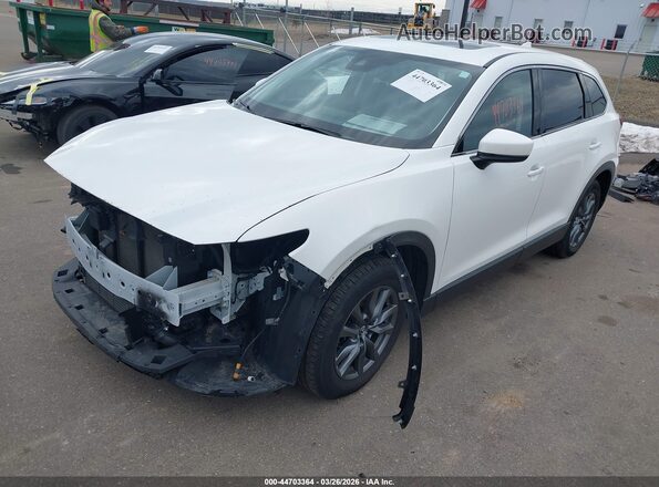 JM3TCBCY8M0522583 2021 MAZDA CX-9 White Առջևի ձախ երեք քառորդ տեսարան