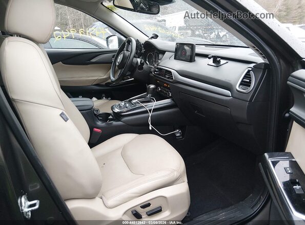 JM3TCBCY9J0214639 2018 MAZDA CX-9 Gray წინა სალონის ხედი