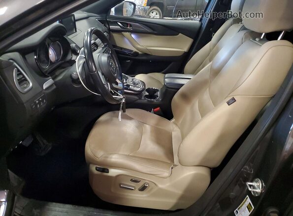 JM3TCBDY0G0111701 2016 MAZDA CX-9 Черный Вид салона спереди