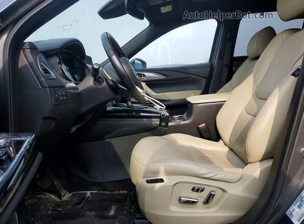 JM3TCBDY4M0522594 2021 MAZDA CX-9 Gray Front interior view