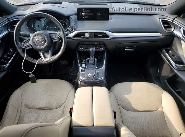 JM3TCBDY4M0522594 2021 MAZDA CX-9 Gray Dashboard view