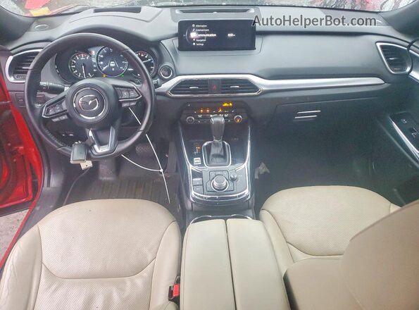 JM3TCBDY7M0506177 2021 MAZDA CX-9 Red წინა პანელის ხედი