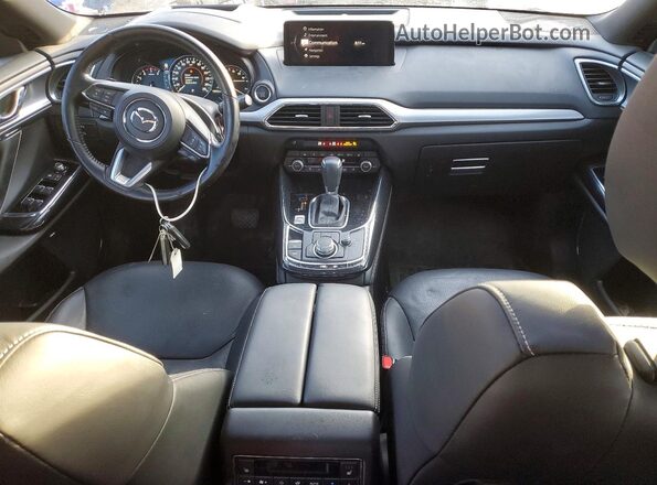 JM3TCBDY8M0525532 2021 MAZDA CX-9 Blue Vista del salpicadero