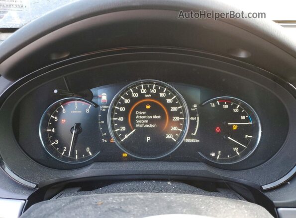 JM3TCBDY8M0525532 2021 MAZDA CX-9 Blue Vista del cuadro de instrumentos
