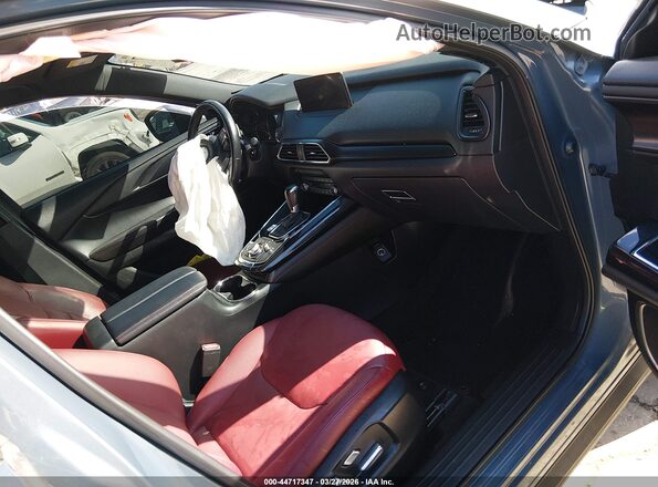 JM3TCBDY9M0502986 2021 MAZDA CX-9 Синий Вид салона спереди