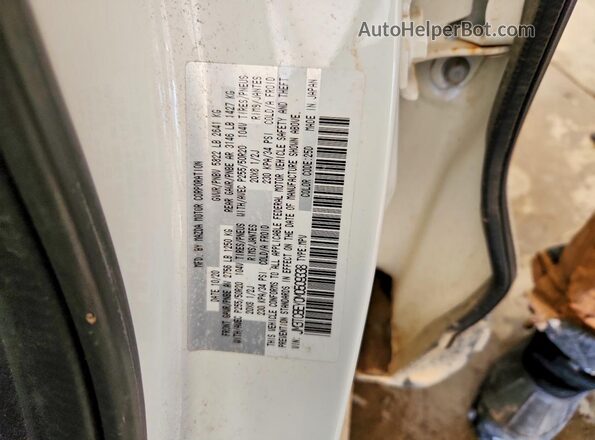 JM3TCBEY0M0509338 2021 MAZDA CX-9 White ძრავის განყოფილების ხედი