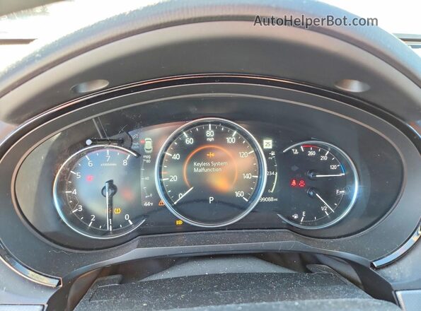 JM3TCBEY0M0509338 2021 MAZDA CX-9 White ხელსაწყოთა პანელის ხედი